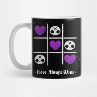 Love Always Wins Creepy Cute Skull Mug
